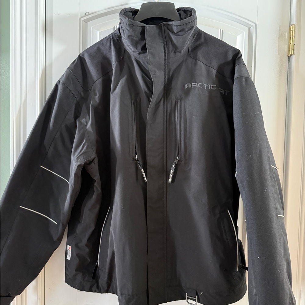 Men's Black Snowmobile Jacket Artic.Cat
